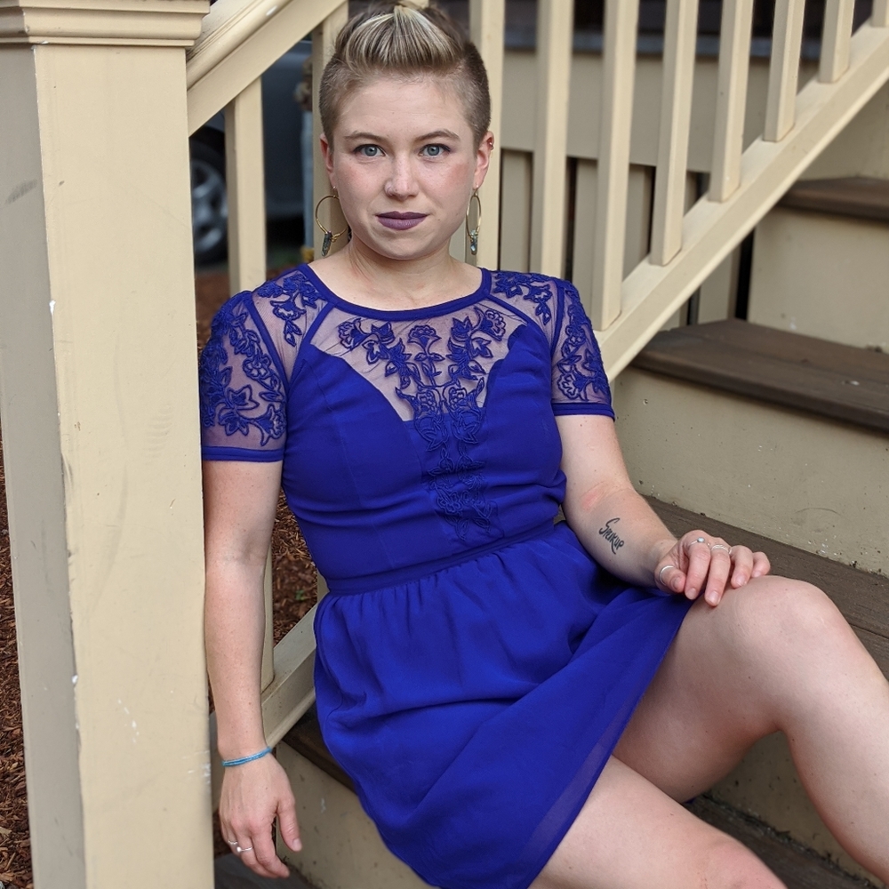 Lace Kimchi Blue Dress